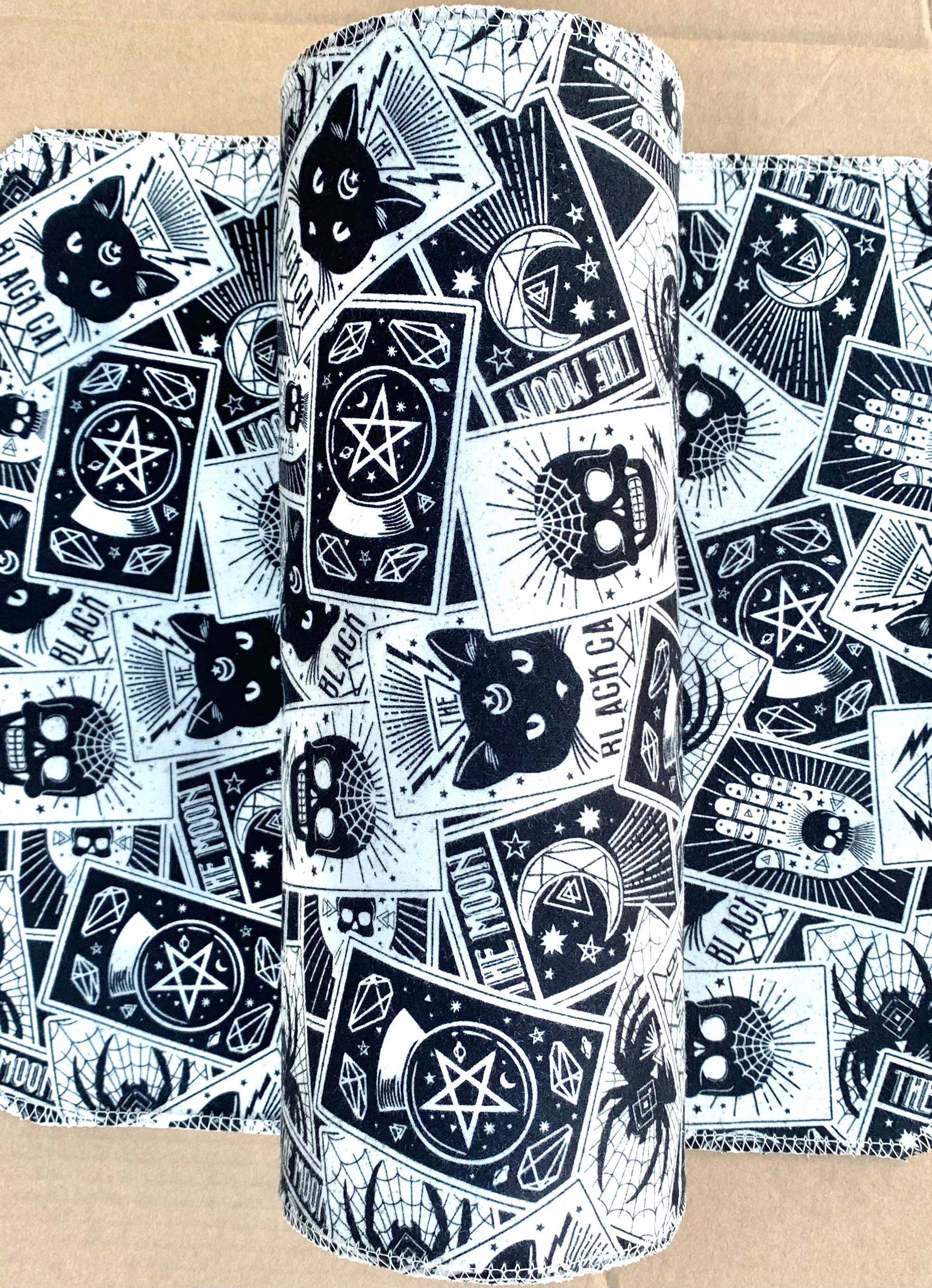 Spooky Tarot Paperless Towels || Unpaper Towels || Eco Sustainable Kitchen