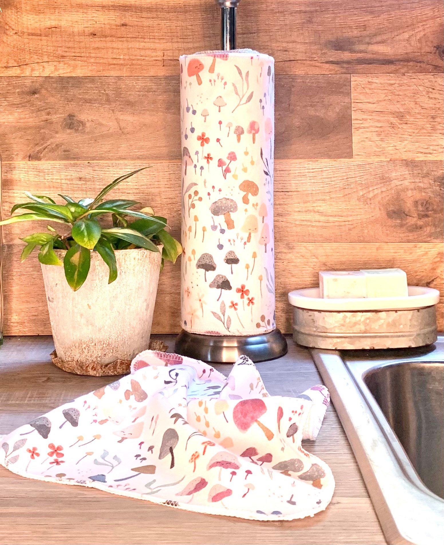 ORGANIC Mushrooms Paperless Towels || Unpaper Towels || Eco Sustainable Zero Waste Kitchen