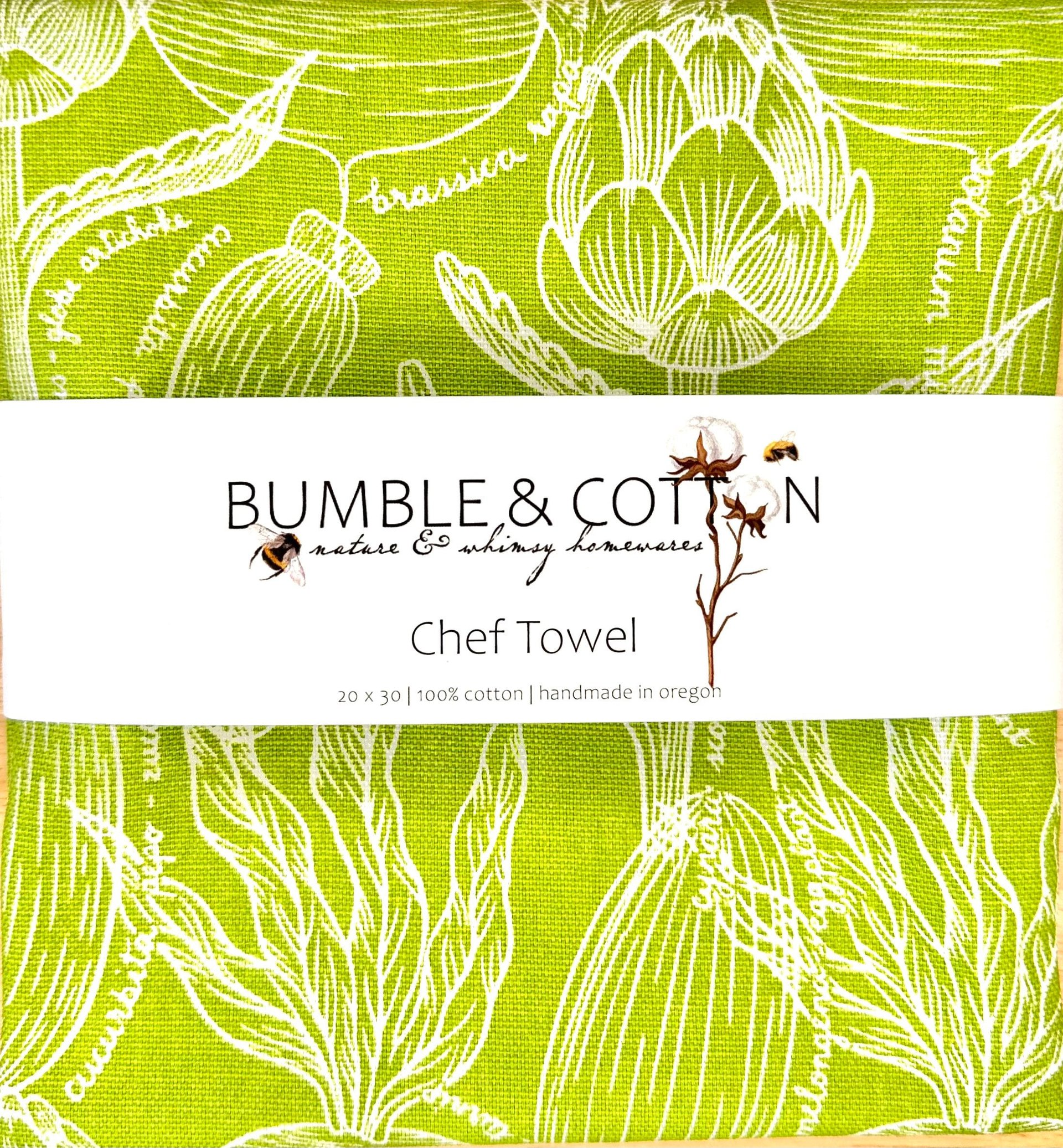 Artichoke Chef Towel || Nature Inspired Kitchen Towel