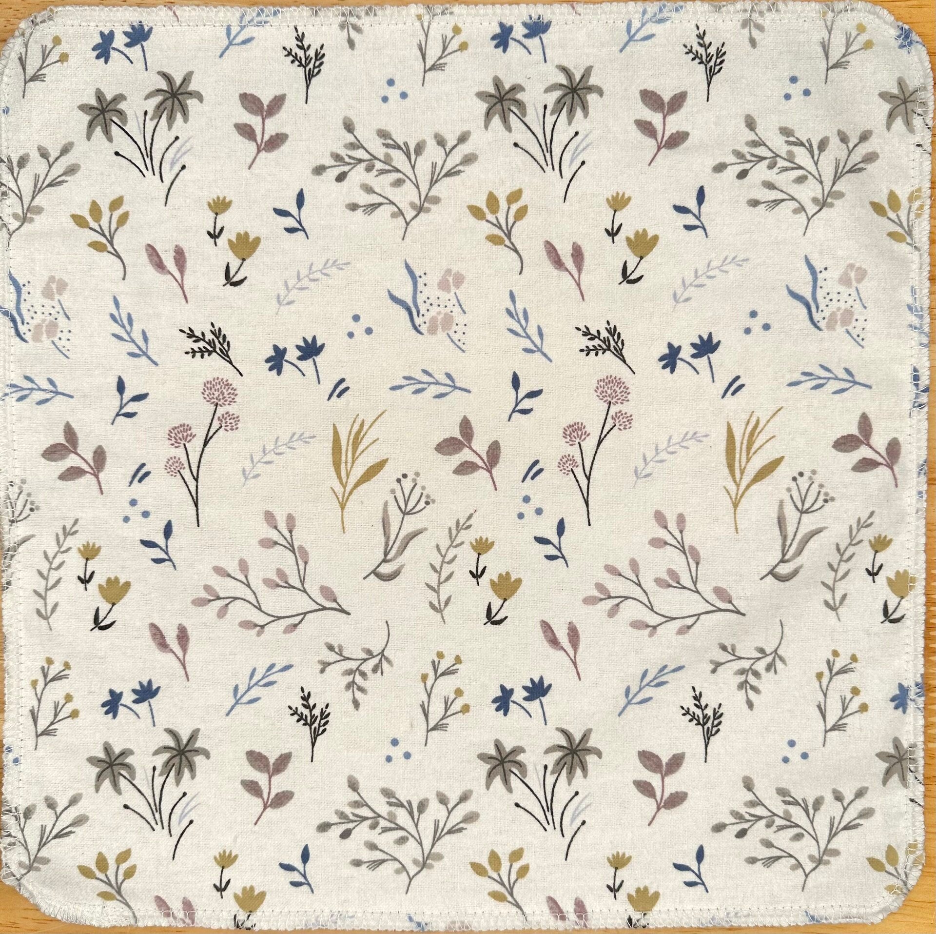 Paperless Towels Sprigs & Leaves 12x12 Sheets || Unpaper Towels || Eco Kitchen Botanical Gift || Sustainable Kitchen