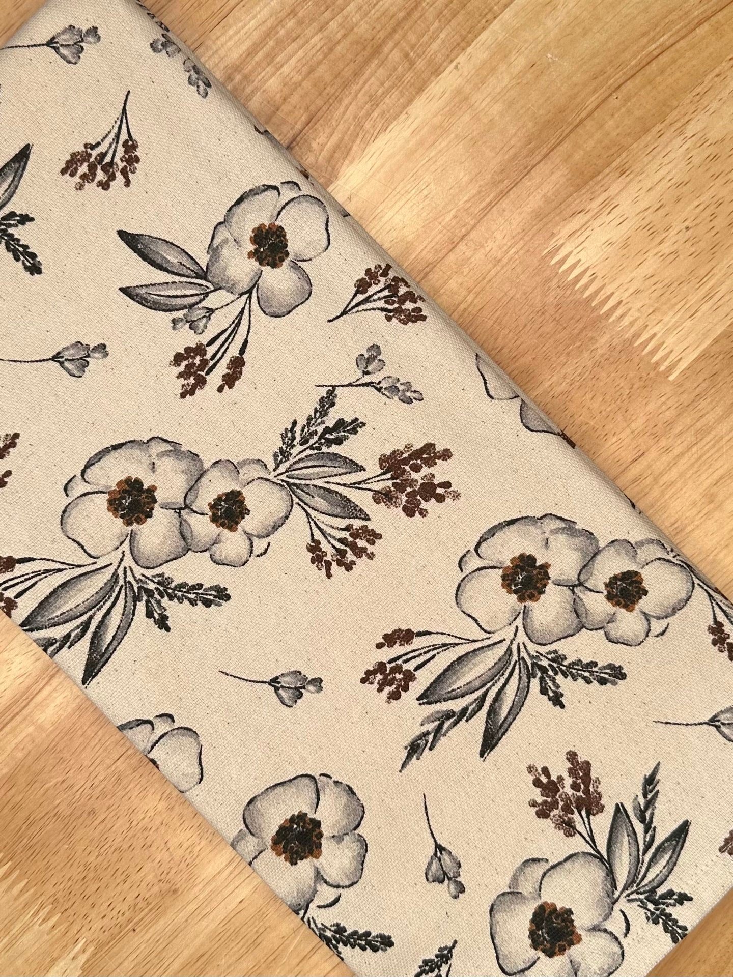 Natural Floral Chef Towel || Nature Inspired Kitchen Towel