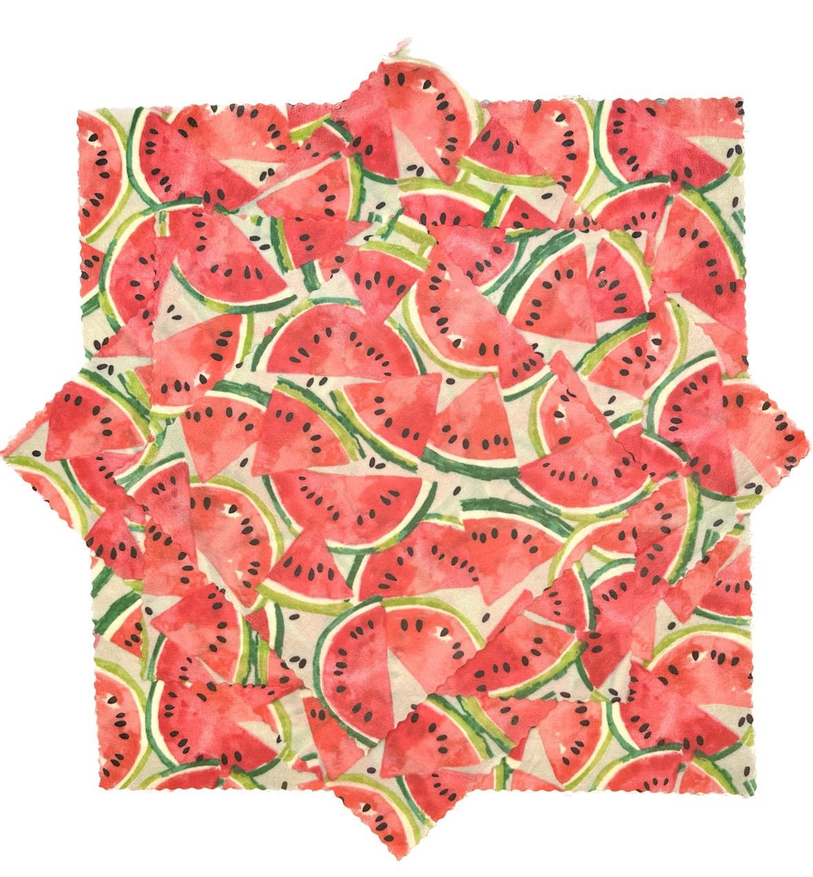BEESWAX WRAP Watermelons || Single Sheet 14x14 || Eco-Alternative Food Wrap