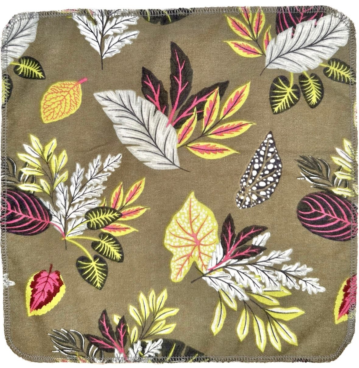 Leafy Paperless Towels || Unpaper Towels || Eco Kitchen Botanical Gift || Cloth Napkins 12x12 Sheets