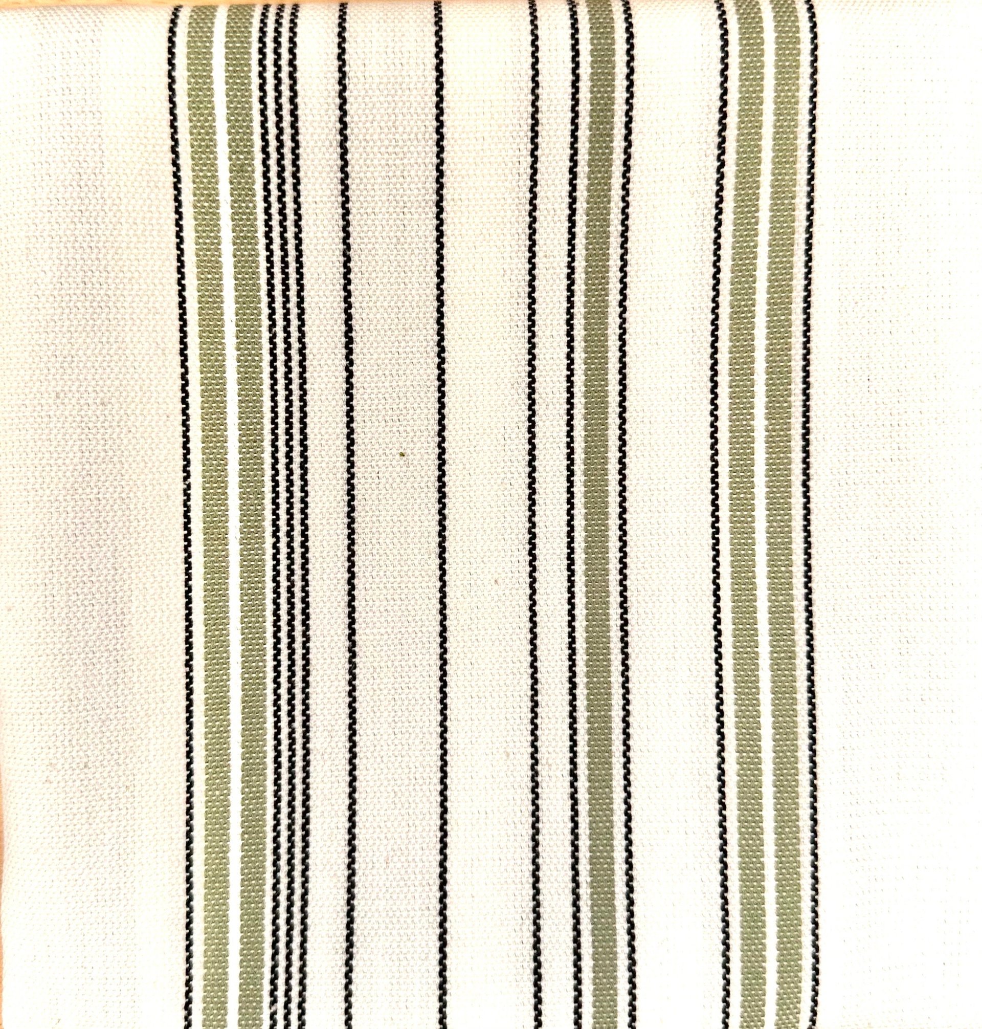 Woven Sage Stripes Chef Towel || Nature Inspired Kitchen Towel