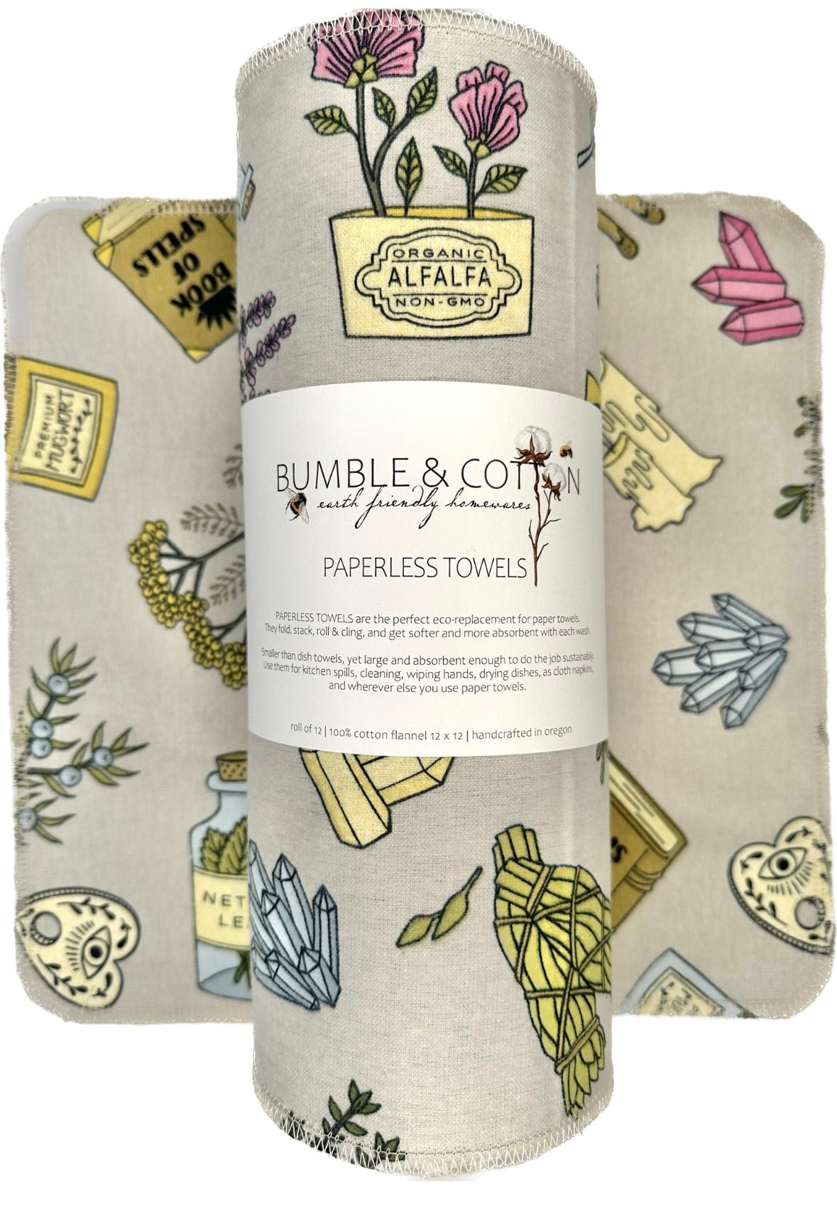 Herbs & Magic Paperless Towels