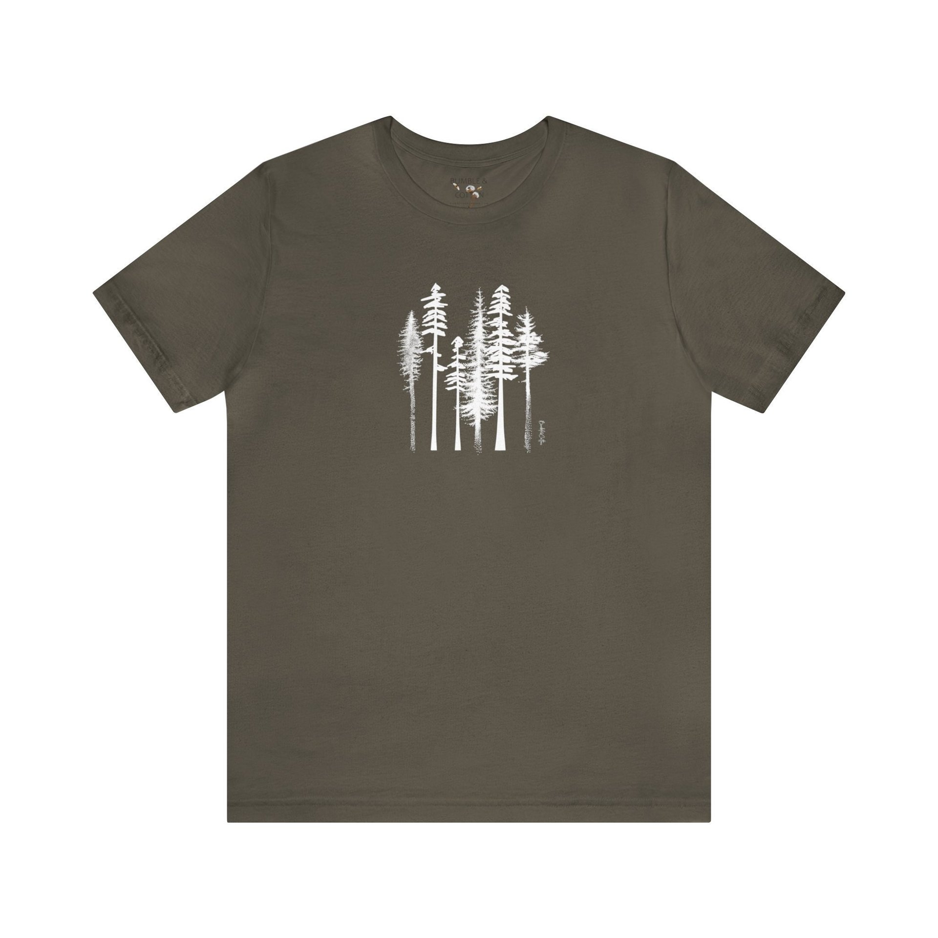 Tree Tee Shirt || Tree Lover T-Shirt || Forest T-shirt || Gender Neutral Gift || Forest Eco Tee