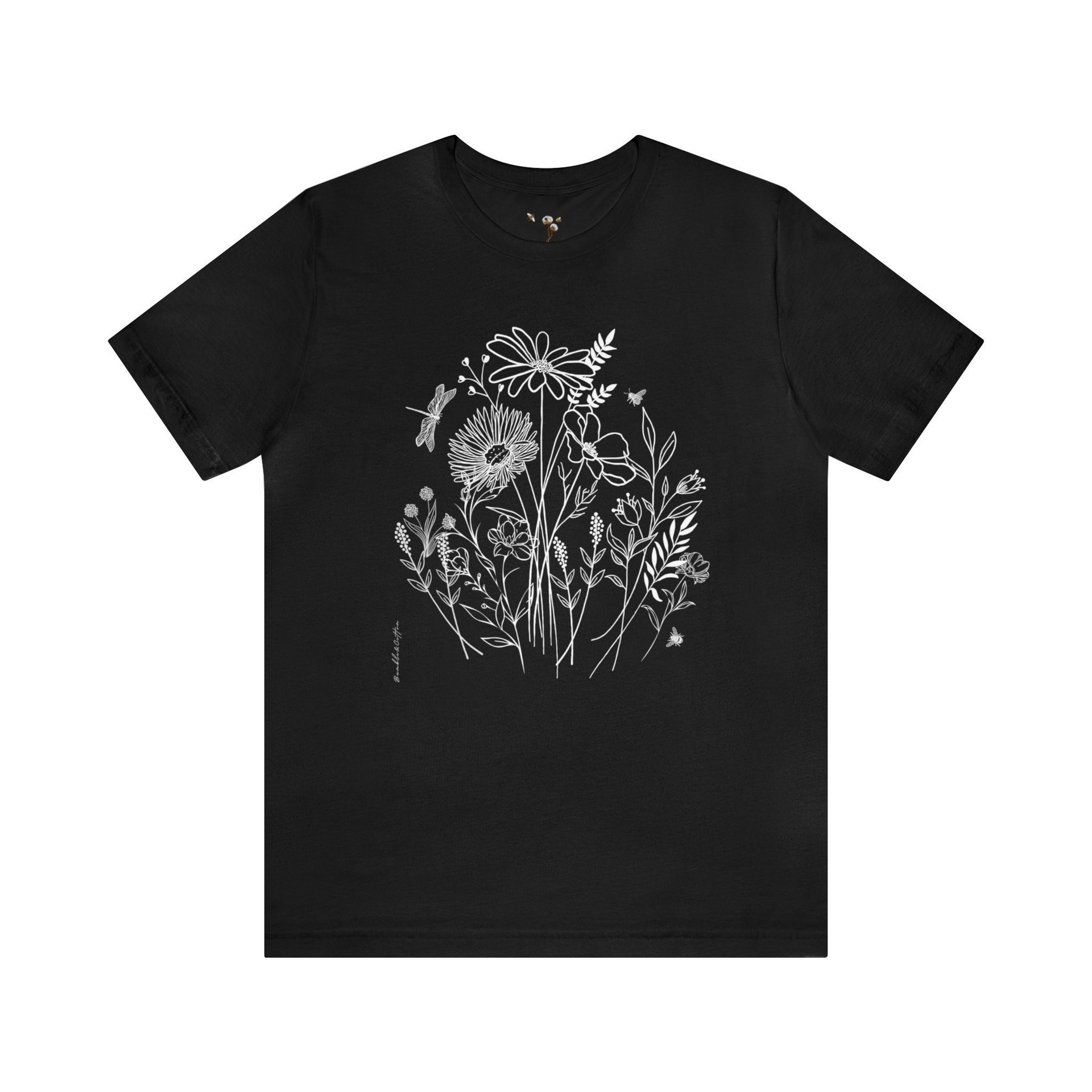 Wildflower Tee Shirt || Flower Lover Tee || Floral T-Shirt || Gender Neutral Gift