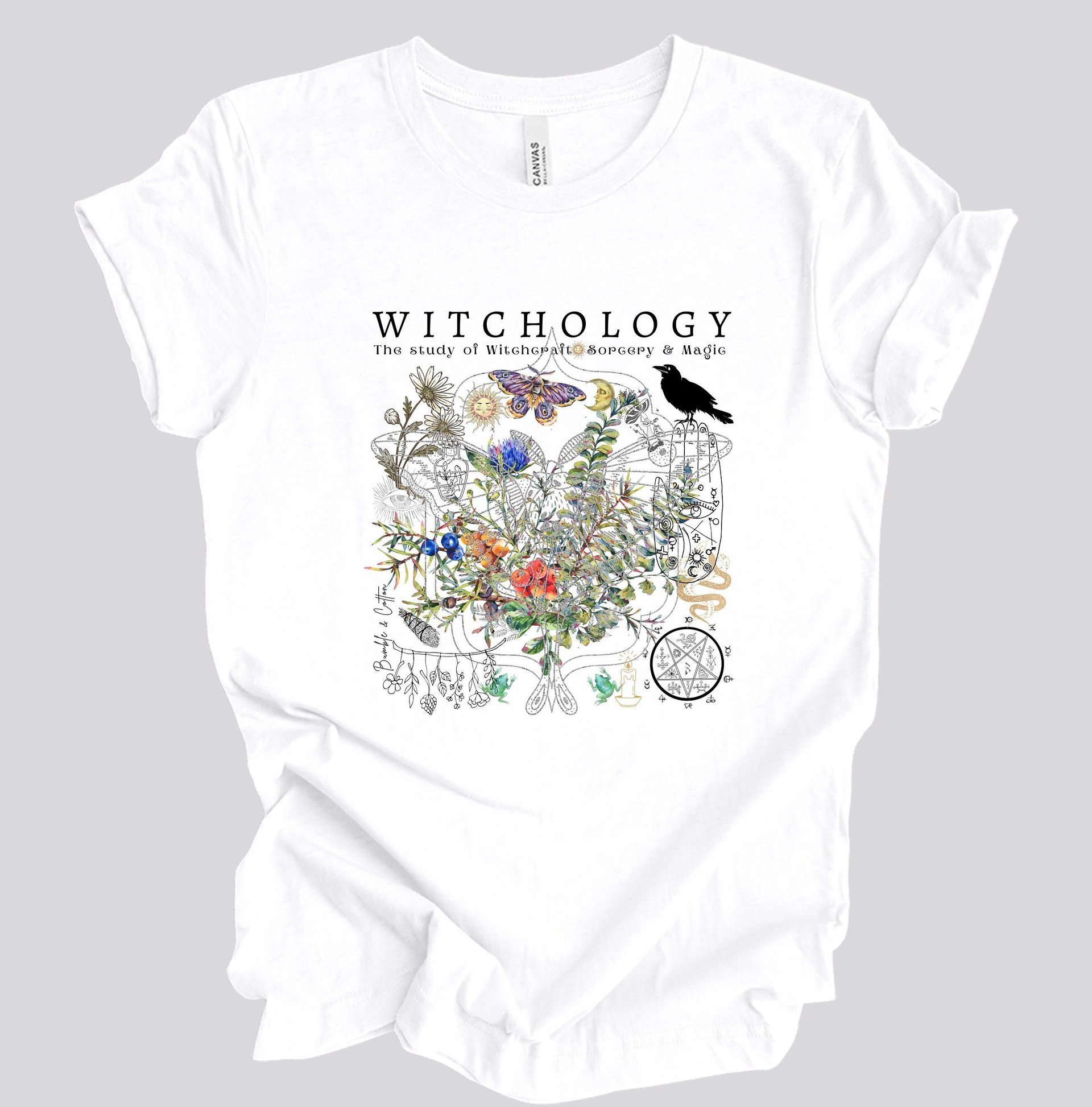 WITCHOLOGY Tee Shirt || Witchcraft T-shirt || Study of Witchcraft || Gender Neutral Gift