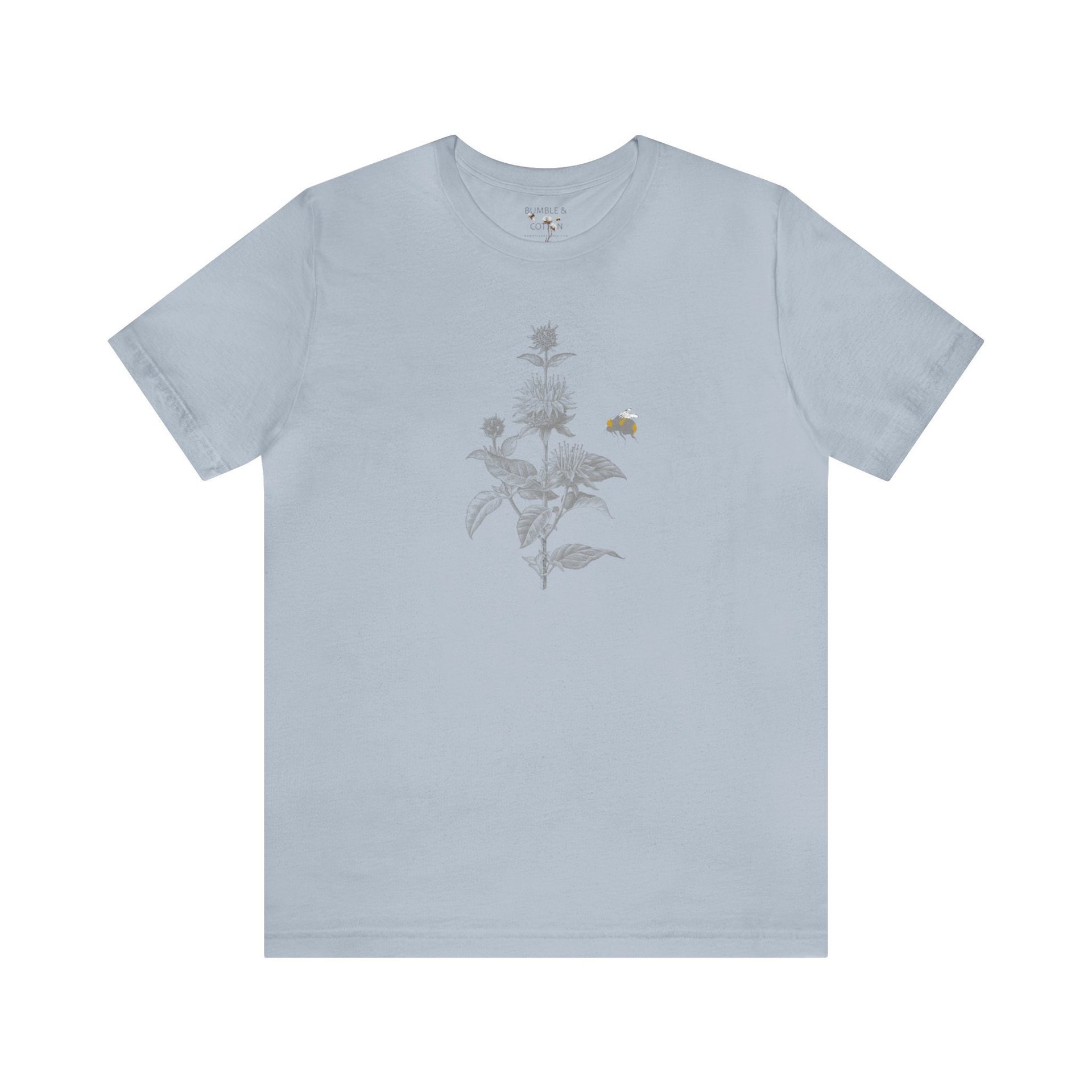 Bee Balm Bumblebee Tee Shirt || Monarda T-shirt || Pollinator Tee || Gender Neutral Gift
