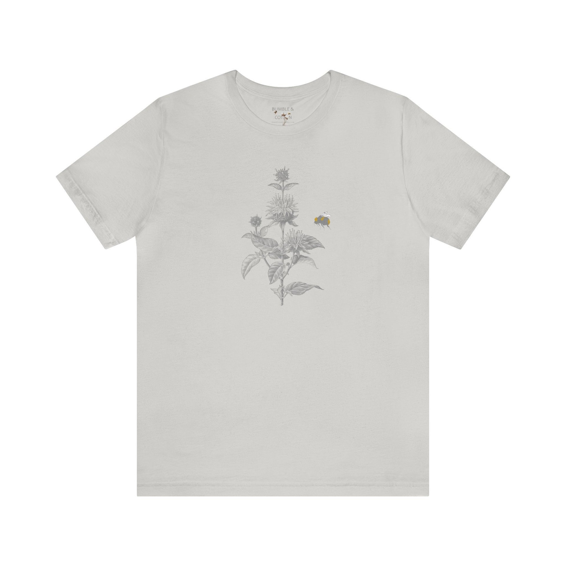 Bee Balm Bumblebee Tee Shirt || Monarda T-shirt || Pollinator Tee || Gender Neutral Gift