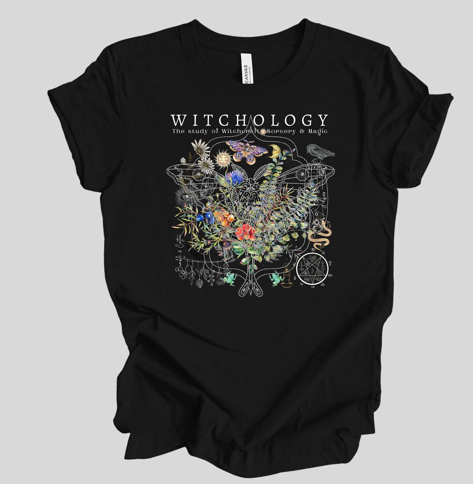 WITCHOLOGY Tee Shirt || Witchcraft T-Shirt || Study of Witchcraft || Gender Neutral Gift