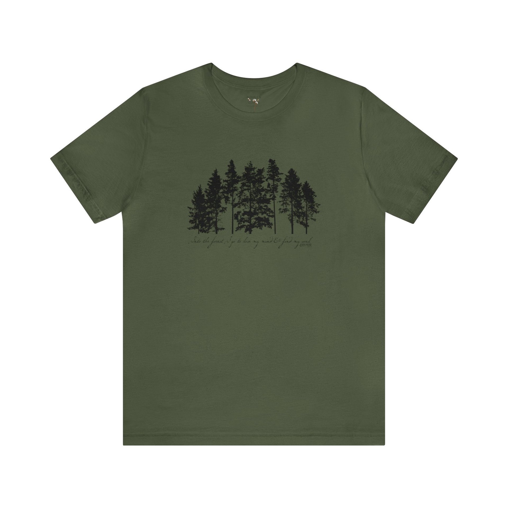 Into the Forest Tee shirt || Forest Tree Shirt || Nature Tree T-shirt Gender Neutral Gift