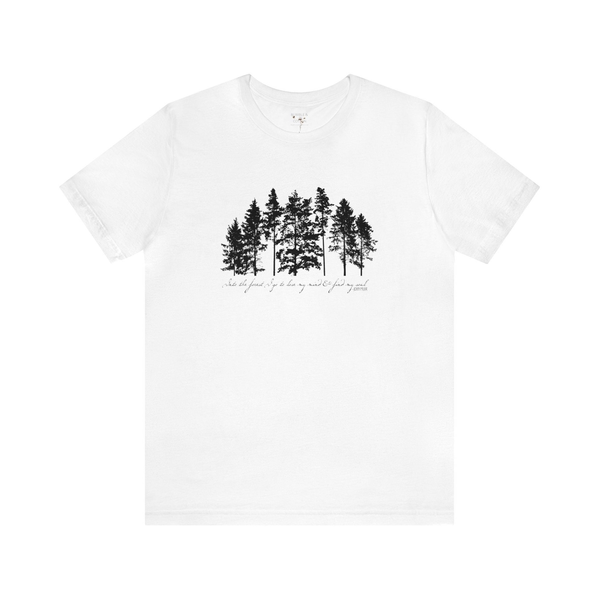Into the Forest Tee shirt || Forest Tree Shirt || Nature Tree T-shirt Gender Neutral Gift