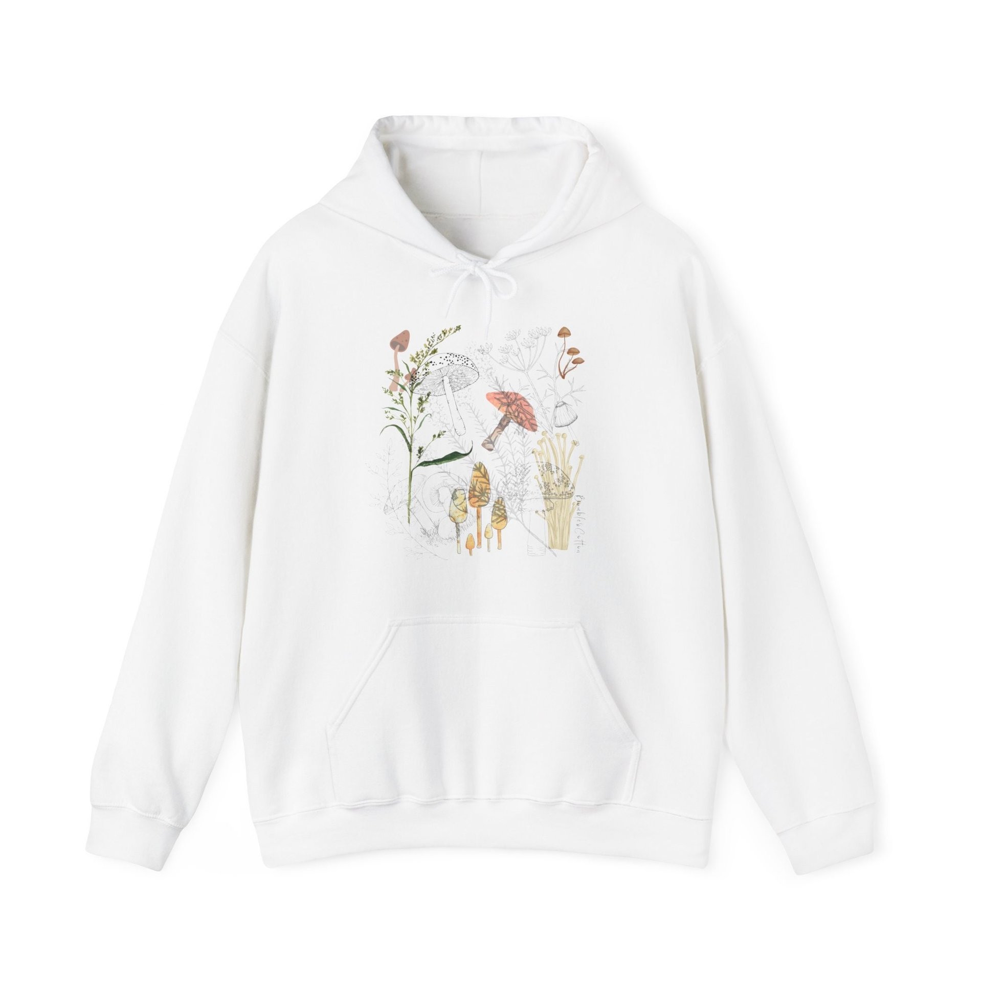 Mushroom Hoodie || Fungi Hoodie || Mycology Hooded Sweatshirt Gender Neutral Gift