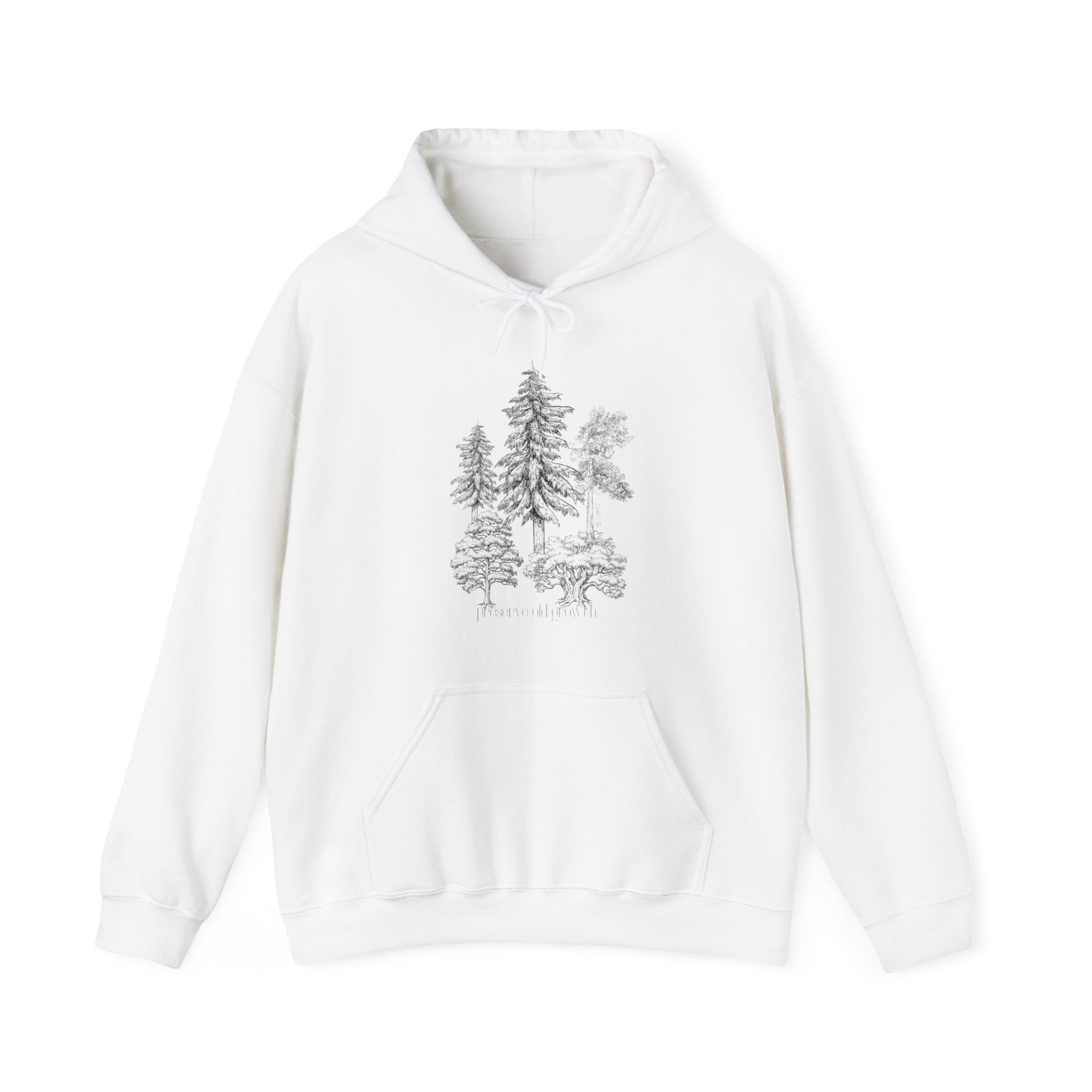 Preserve Old Growth Trees Gender Neutral Gift Hoodie || Tree Hoodie || Old Growth Forests