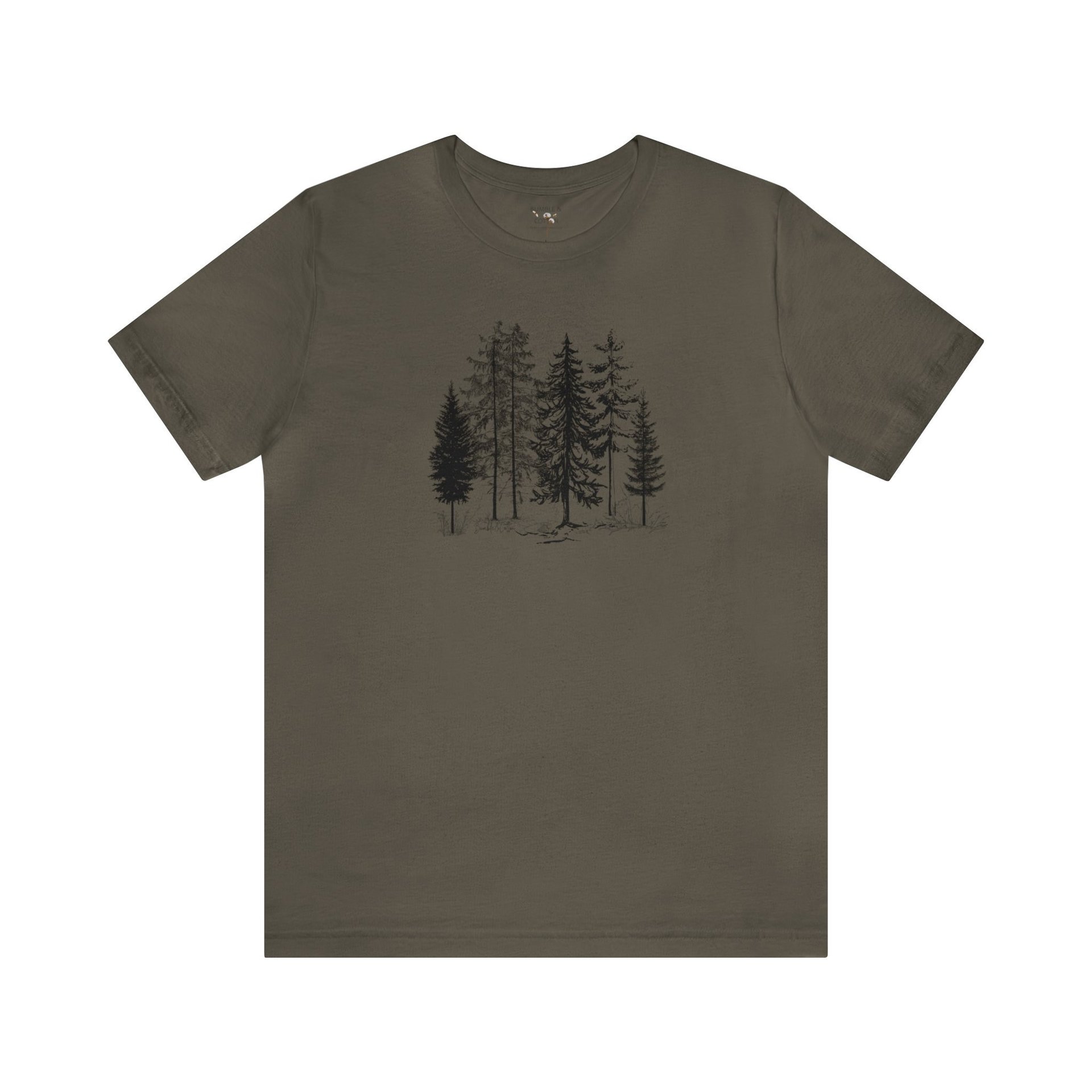 Forest Tee shirt || Forest Tree Shirt || Tree T-shirt || Tree Lover Nature Eco Tee Shirt Gender Neutral Gift