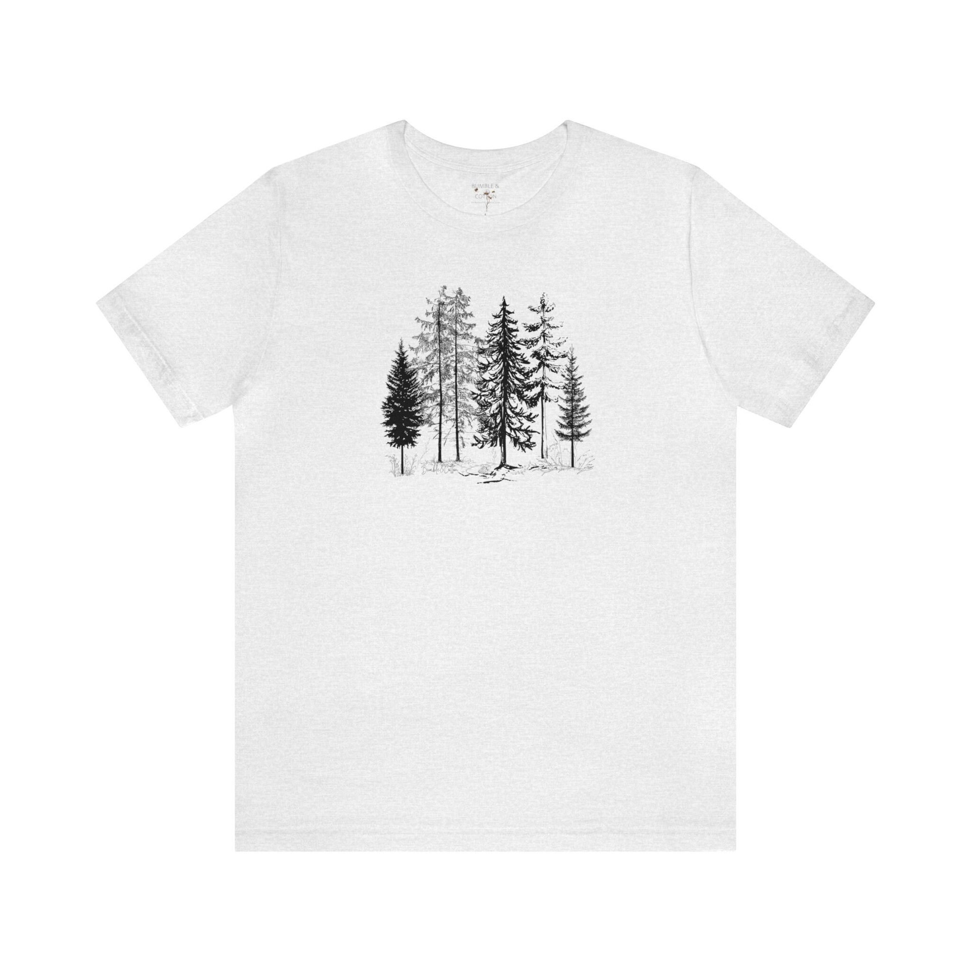Forest Tee shirt || Forest Tree Shirt || Tree T-shirt || Tree Lover Nature Eco Tee Shirt Gender Neutral Gift