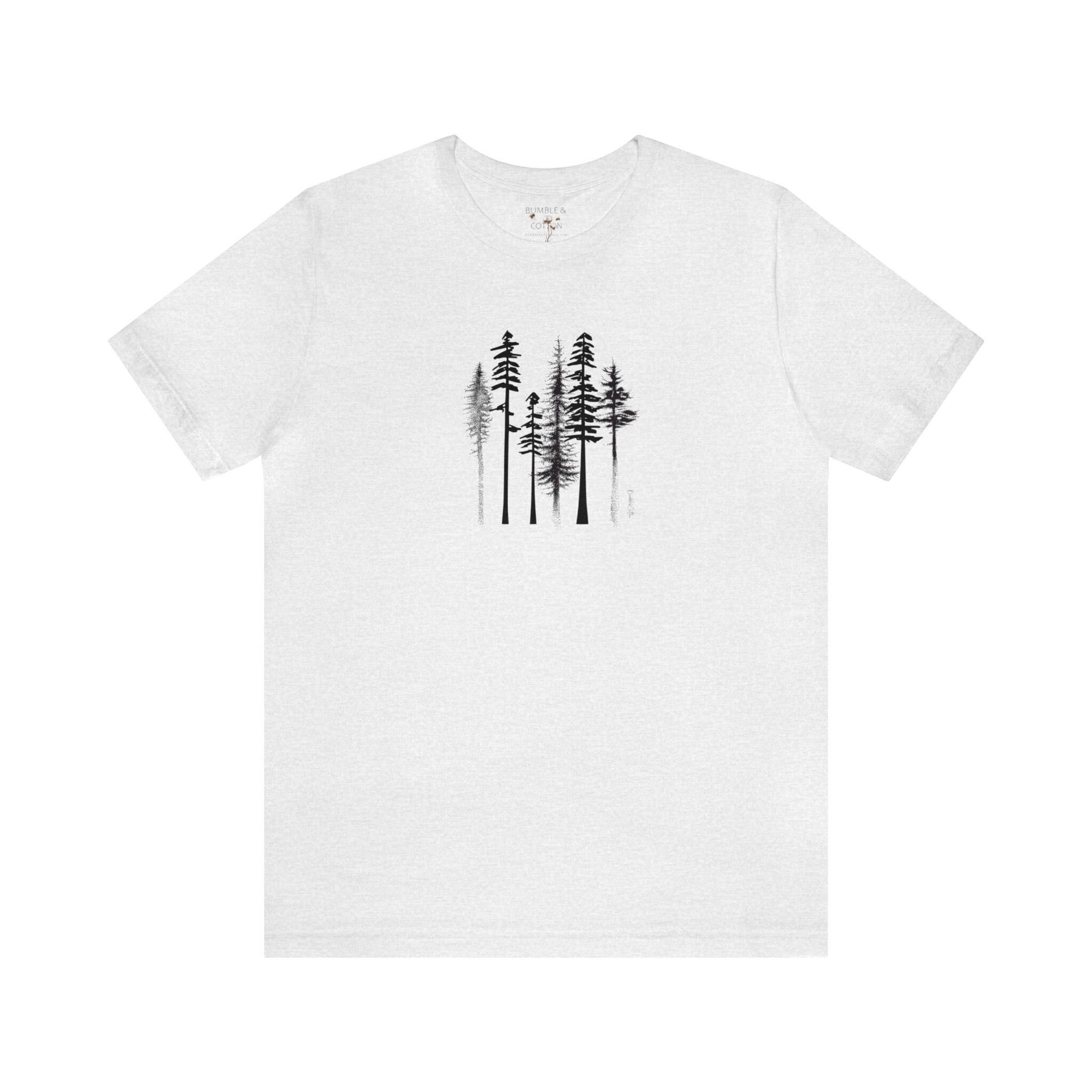 Tree Tee Shirt || Tree Lover T-shirt || Forest Tee || Gender Neutral Gift Eco T-Shirt