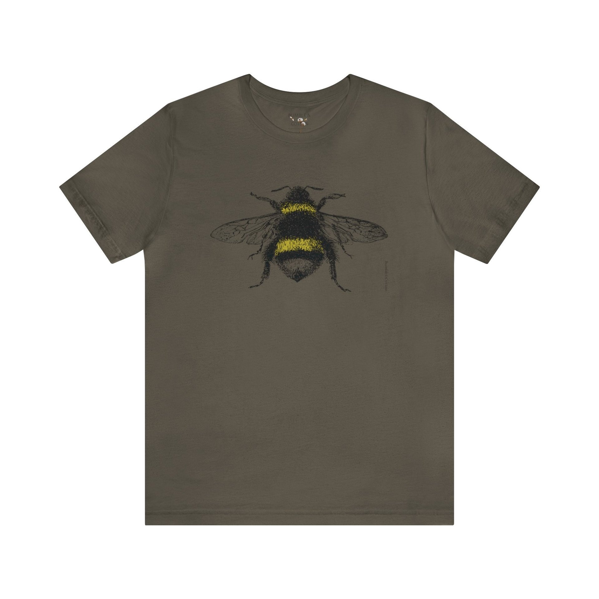 Bumble Bee Tee Shirt || Bombus Tee shirt || Vintage Bumble Bee T-shirt Gender Neutral Gift || Eco Tee
