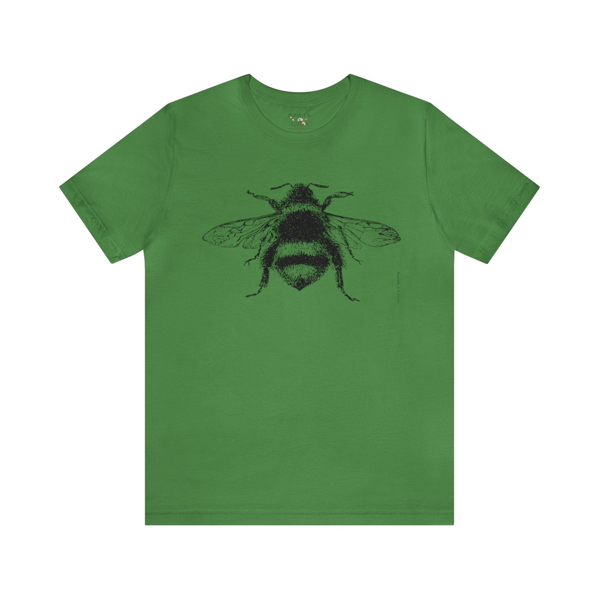 Bumblebee Eco Tee Shirt || Bombus Tee shirt || Bumble Bee T-shirt Gender Neutral Gift || Pollinator Eco Tee