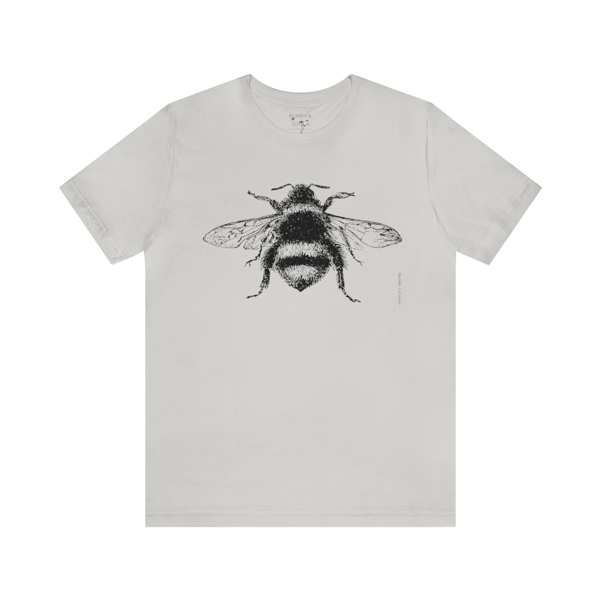 Bumblebee Eco Tee Shirt || Bombus Tee shirt || Bumble Bee T-shirt Gender Neutral Gift || Pollinator Eco Tee
