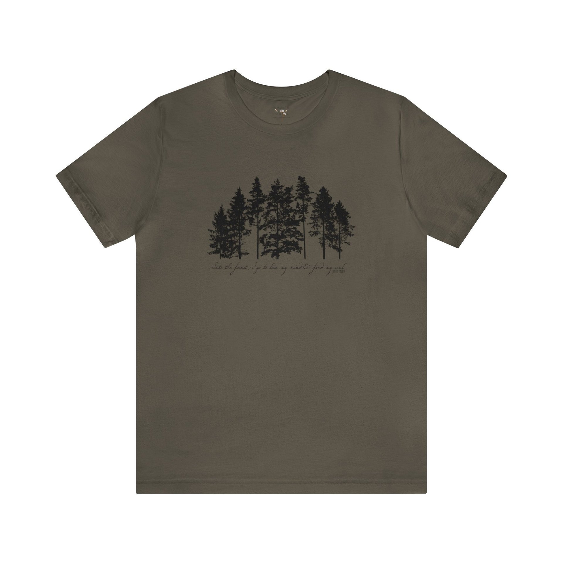 Into the Forest Tee shirt || Forest Tree Shirt || Nature Tree T-shirt Gender Neutral Gift