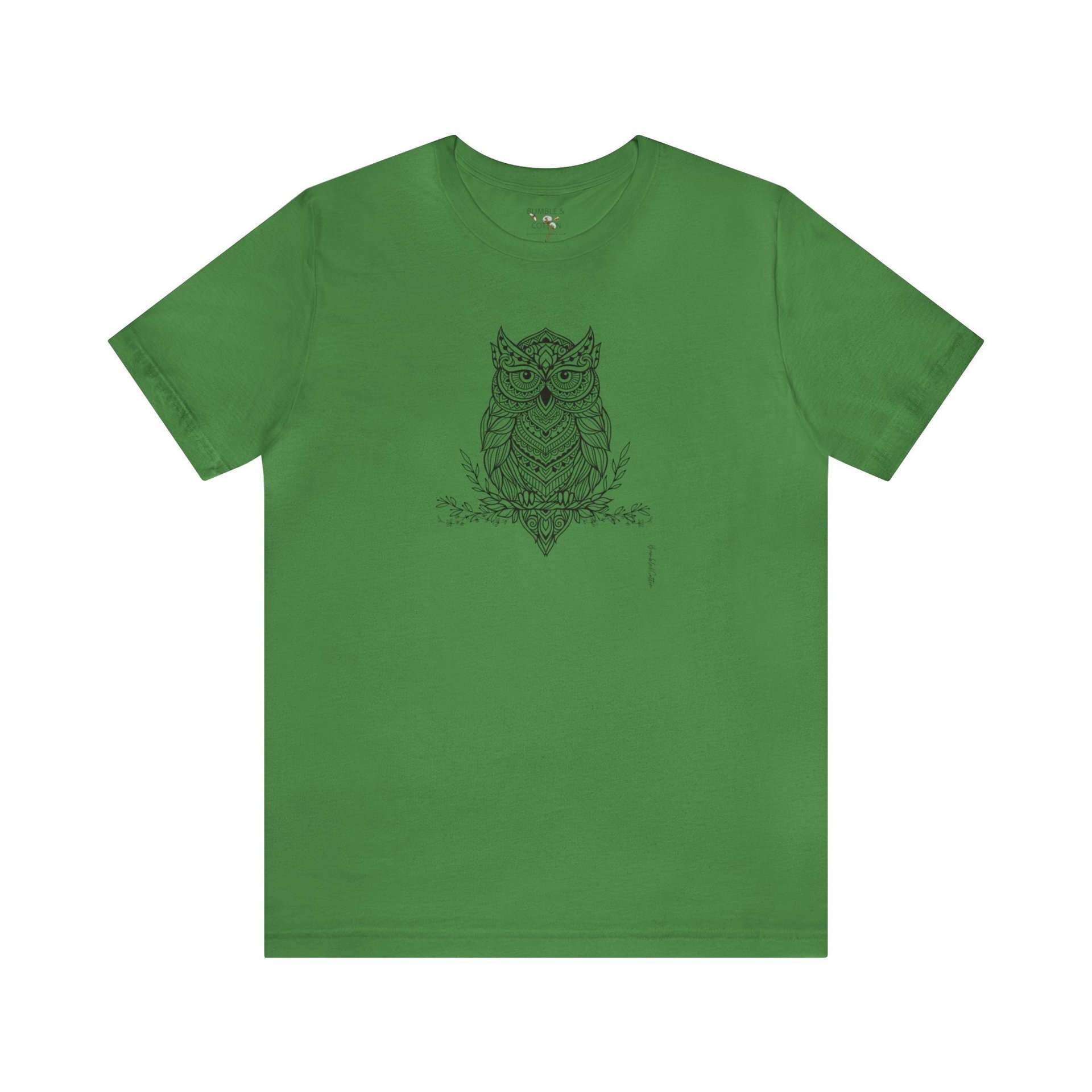 Mandala Owl Tee Shirt || Mandala Owl T-Shirt || Gender Neutral Gift Nature Tee || Owl Lover