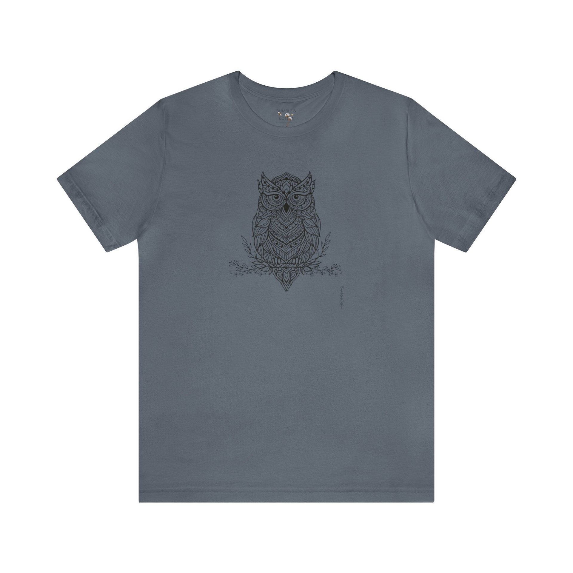 Mandala Owl Tee Shirt || Mandala Owl T-Shirt || Gender Neutral Gift Nature Tee || Owl Lover