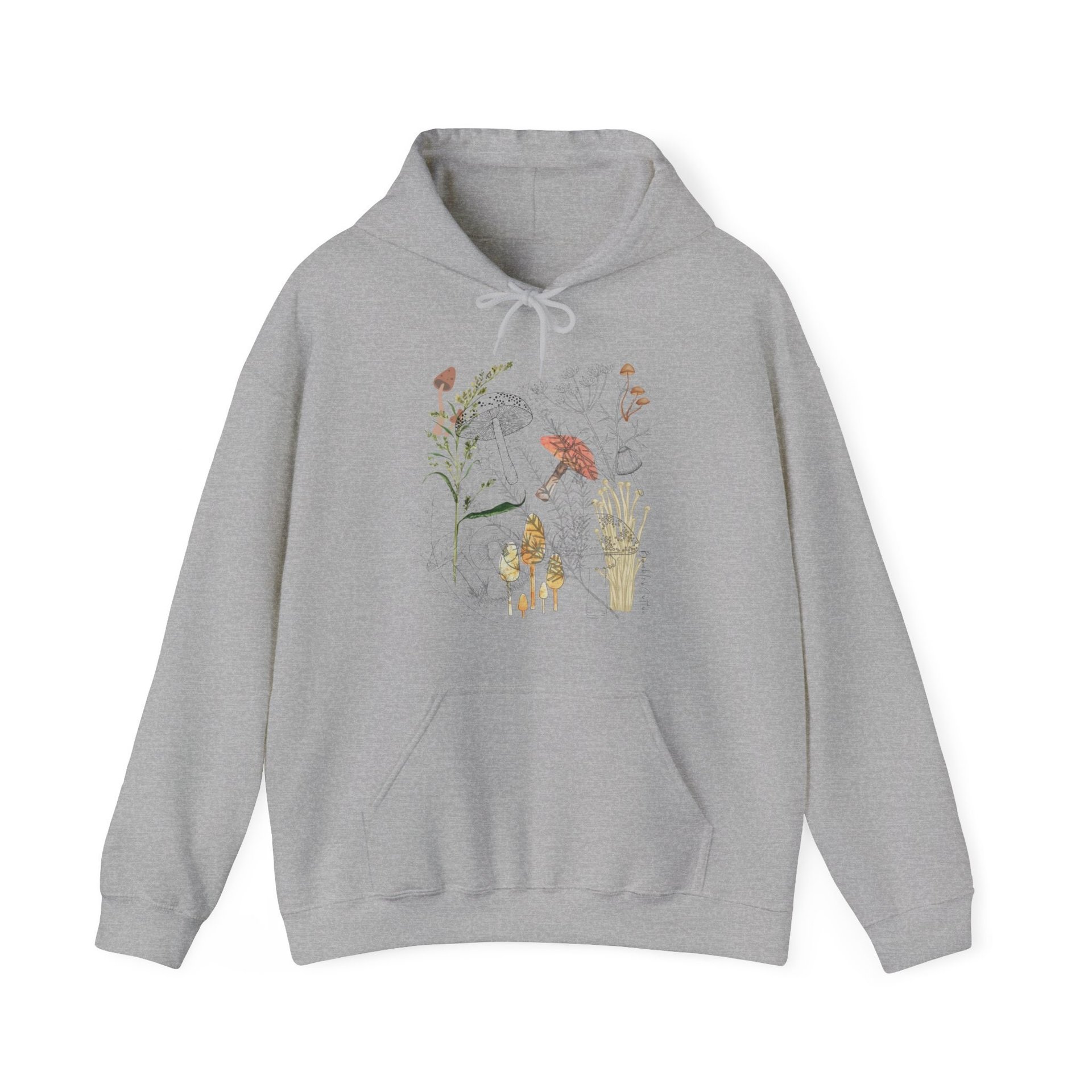 Mushroom Hoodie || Fungi Hoodie || Mycology Hooded Sweatshirt Gender Neutral Gift