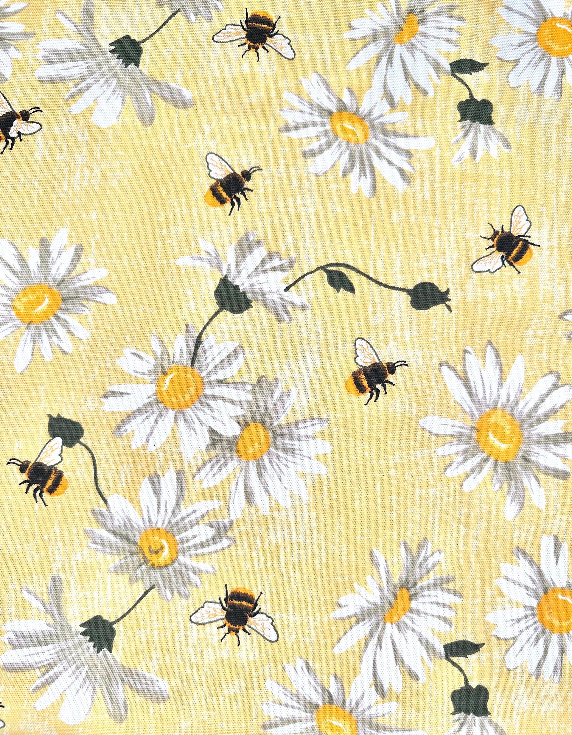 Bumbles & Flowers Chef Towel || Nature Inspired Kitchen Towel