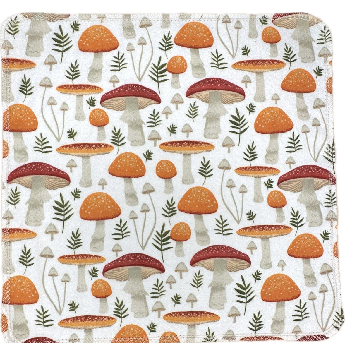 Mushroom Paperless Towels || Unpaper Towels || Eco-Friendly Kitchen Gift || 12x12 Sheets