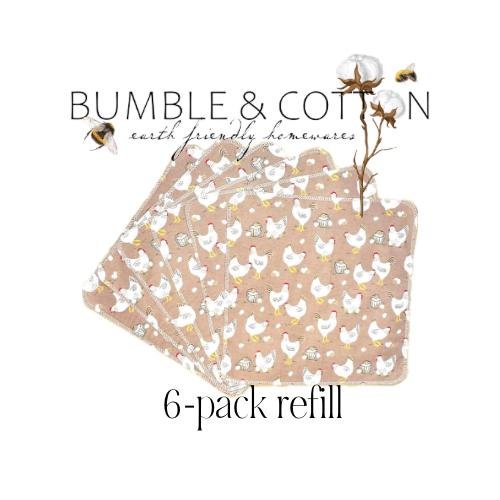 Chickens & Eggs Paperless Towels