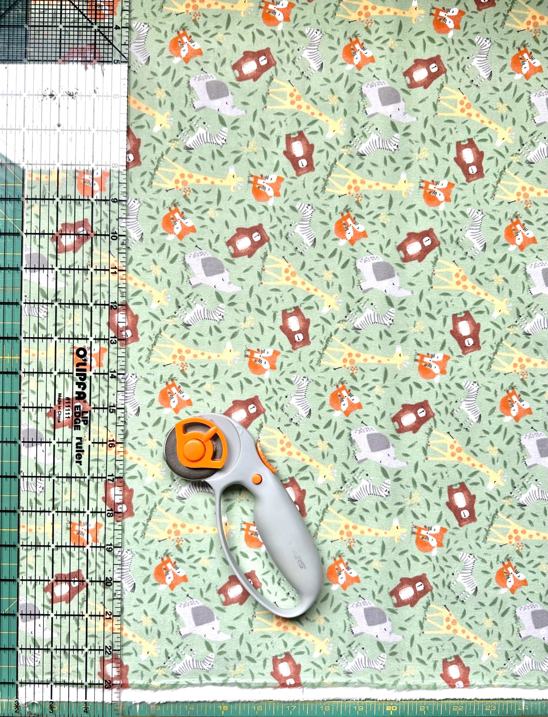 Save the Earth Animal Flannel || Flannel Yardage 