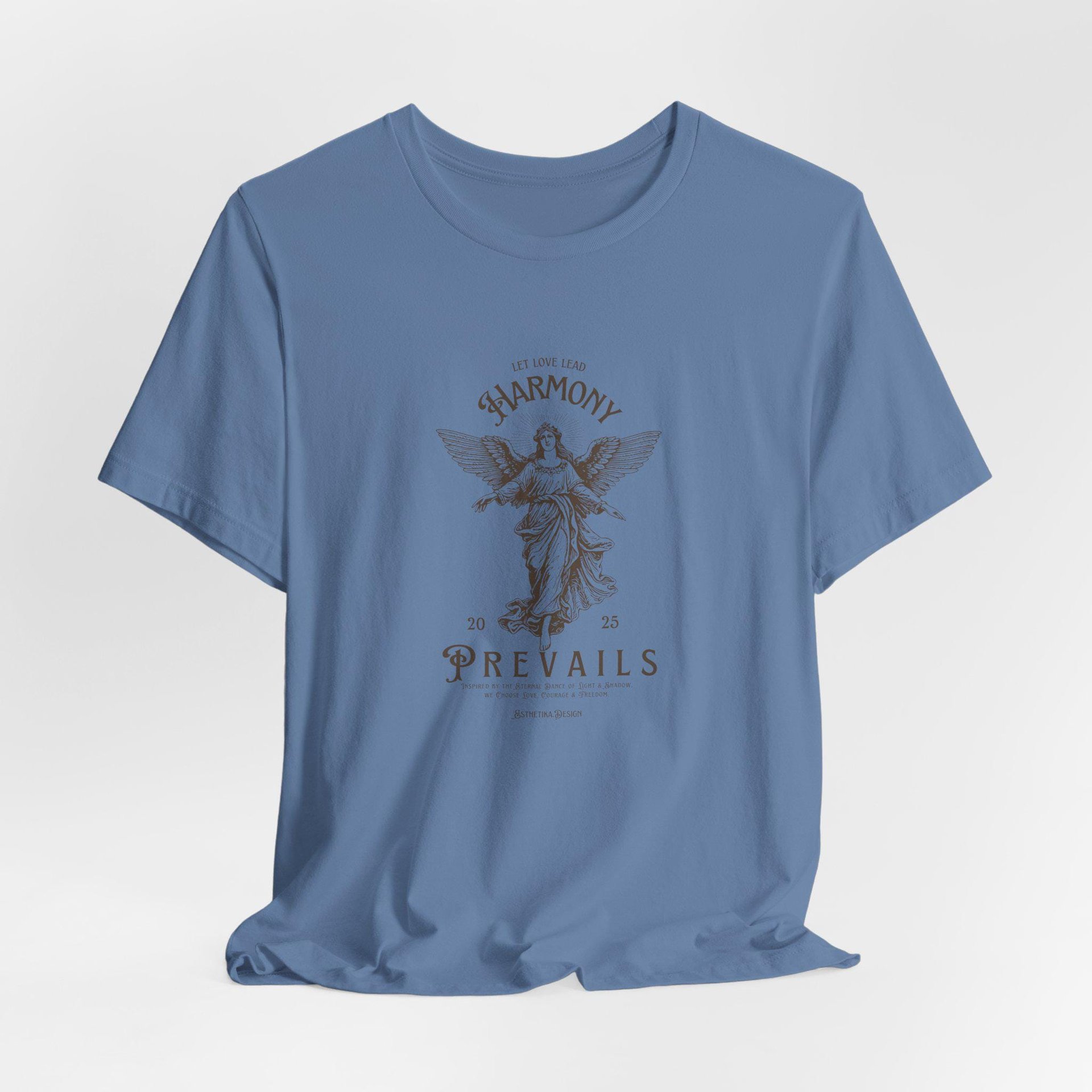 Harmony Prevails Vintage-Inspired Graphic Tee