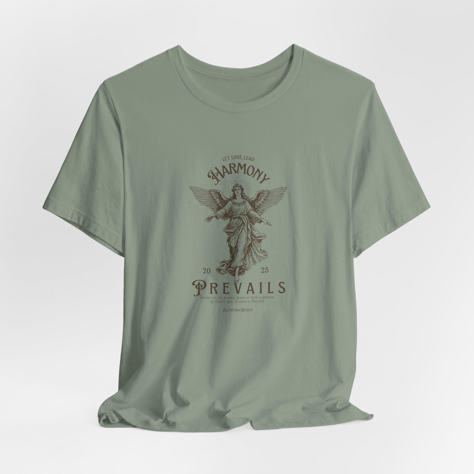 Harmony Prevails Vintage-Inspired Graphic Tee