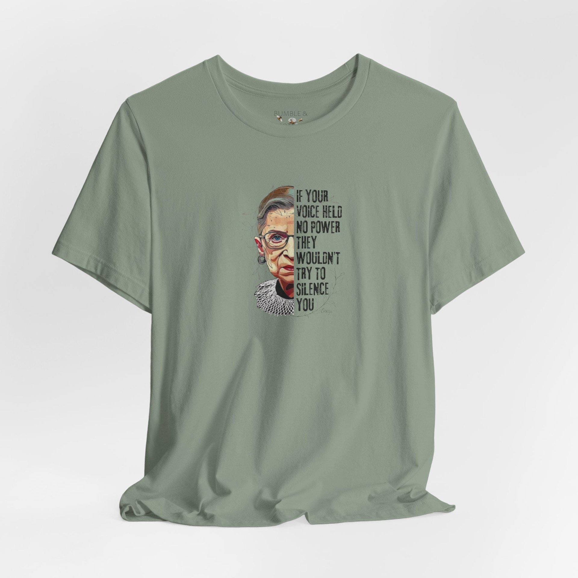 Ruth Bader Ginsberg Tee Shirt || Free Speech T-Shirt