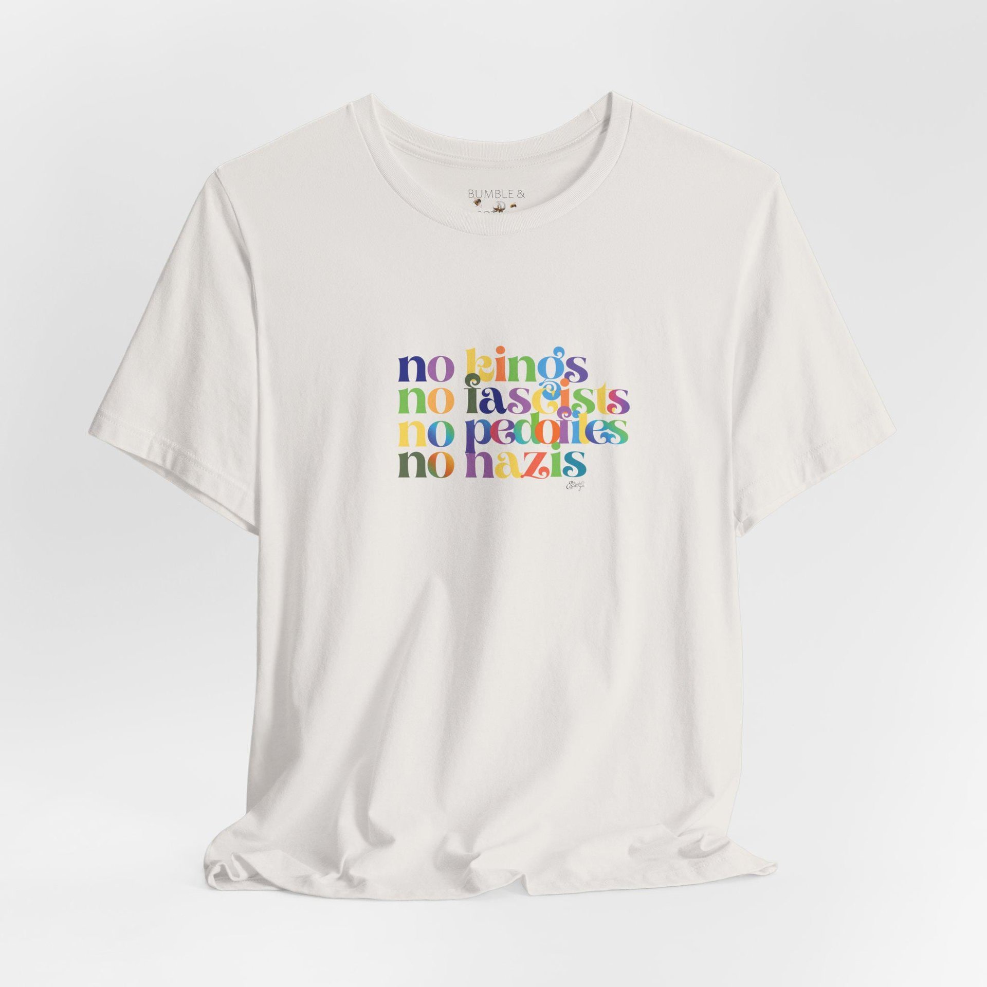 NO Kings 1 Tee Shirt || Activist T-Shirt