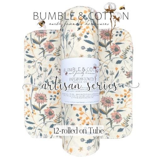 Entwined Memory Paperless Towels || Reusable Paper Towels || Artisan Series || Sharon Holland