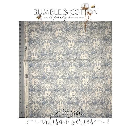 Moonlit Owls Paperless Towels || Reusable Paper Towels || Artisan Series || Katie O’Shea