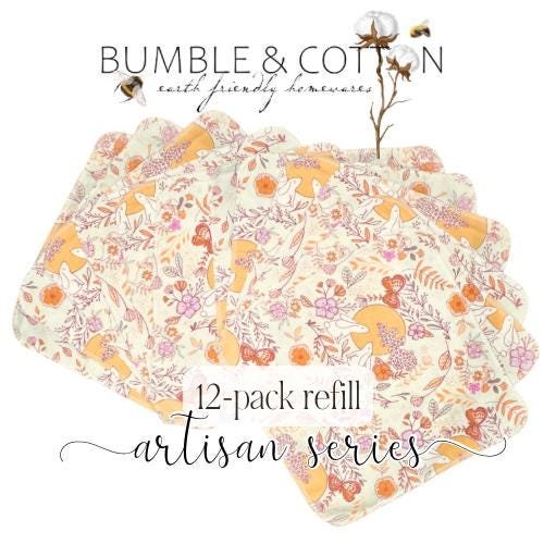 Moon Story Bunnies Paperless Towels || Reusable Paper Towels || Artisan Series || Maureen Cracknell 