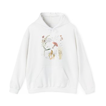 Mushroom Collage Hoodie Sweatshirt