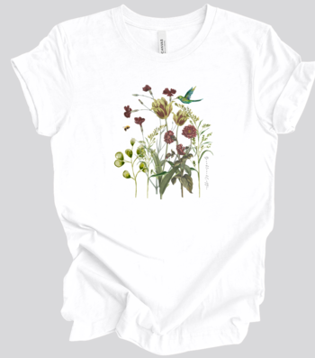 Botanicals & Hummingbird Tee