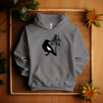 Crow Hoodie || Crow Hooded Sweatshirt