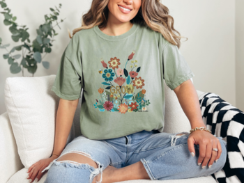 GROW Flower Tee Shirt || Unisex Fit