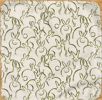 Bunnies Paperless Towels || Unpaper Towels || Eco Kitchen Botanical Gift 12x12 Sheets