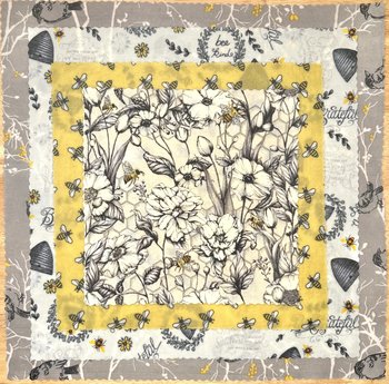 BEESWAX WRAPS 4-pack Birds&Bees 