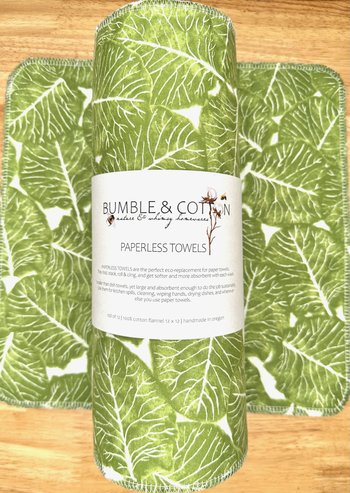 Cabbage Leaves Paperless Towels 