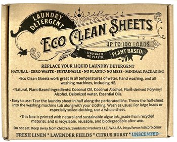 ECO Laundry Sheets || Plastic-Free Natural Laundry Soap