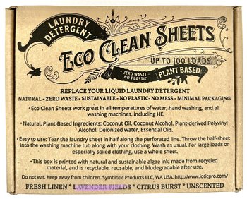 ECO Laundry Sheets || Plastic-Free Laundry Soap || Eco Clean Sheets