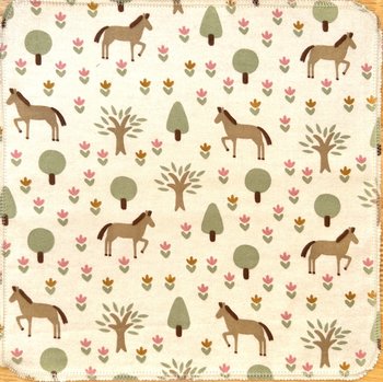 Horses & Trees Paperless Towels || Horse Unpaper Towels || 12x12 Sheets || Eco Gift || Horse Lover Gift